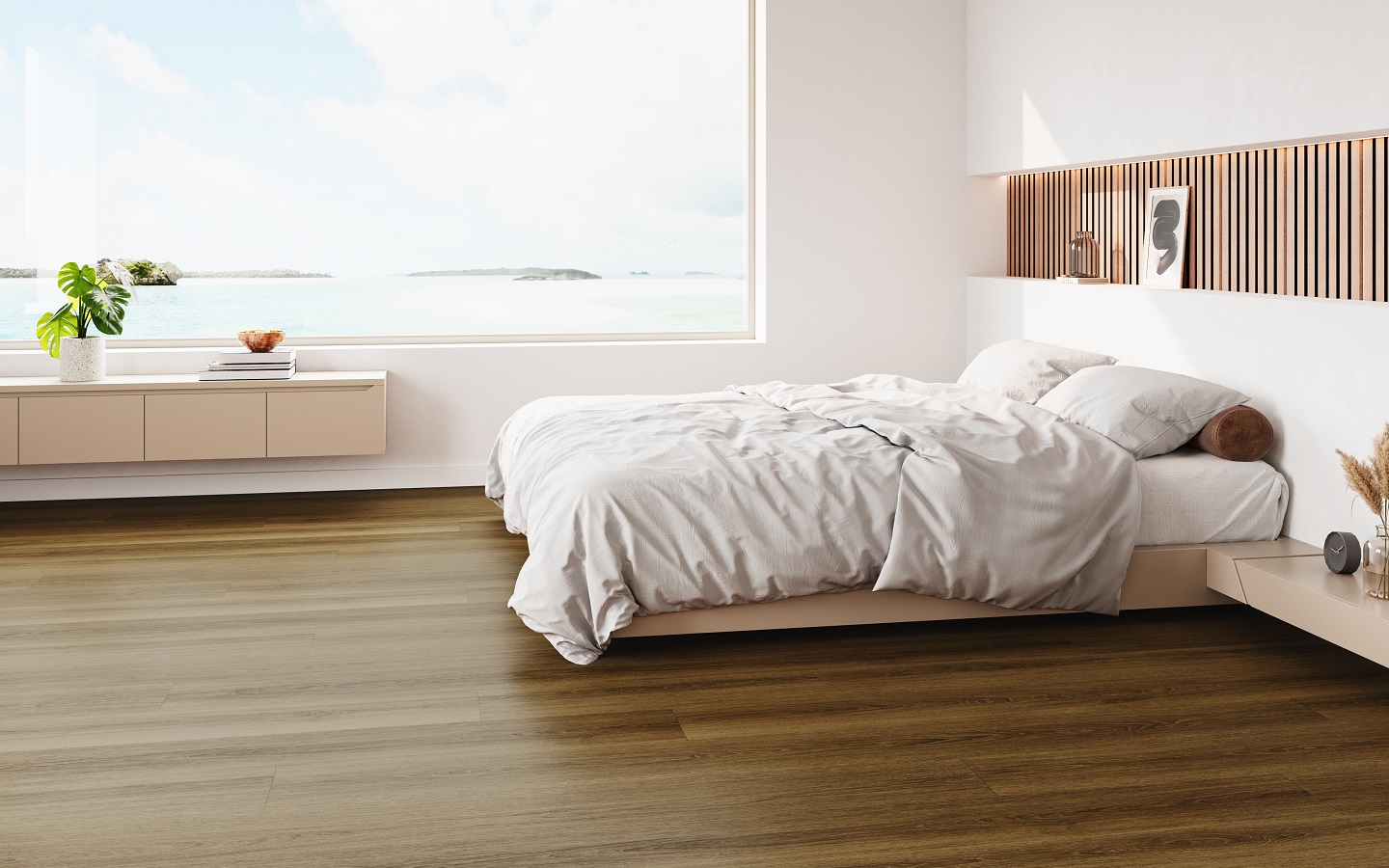Chocolate Oak, HFLOR - SPC Tile Flooring | LX Hausys US